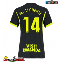 Camisa de Futebol Atletico Madrid Marcos Llorente #14 Equipamento Secundário Mulheres 2026-27 Manga Curta